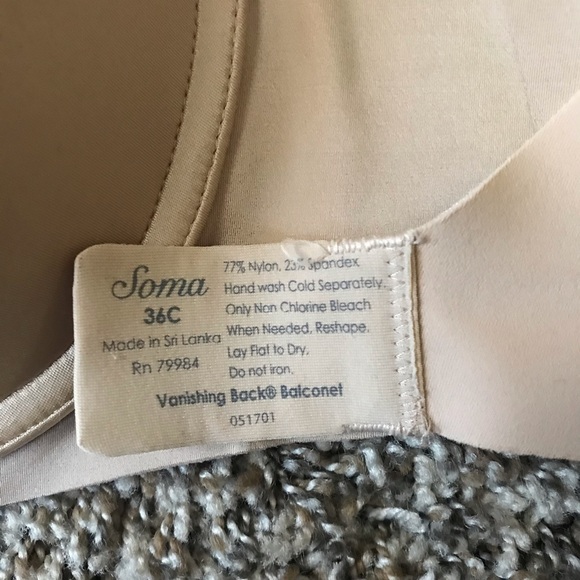 Soma Vanishing Back Balconet Bra - Picture 4 of 4